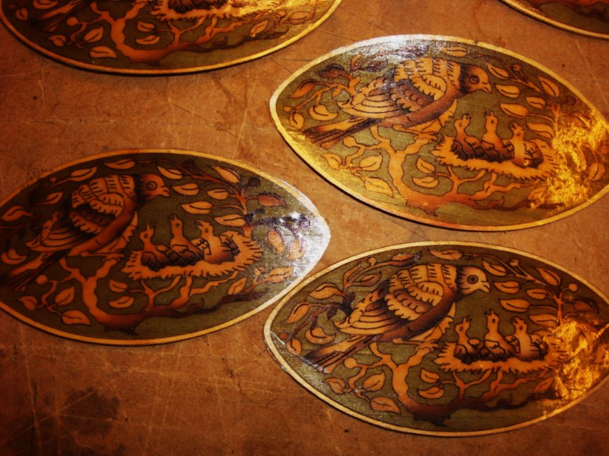 Inlay Motifs created from photos of originals